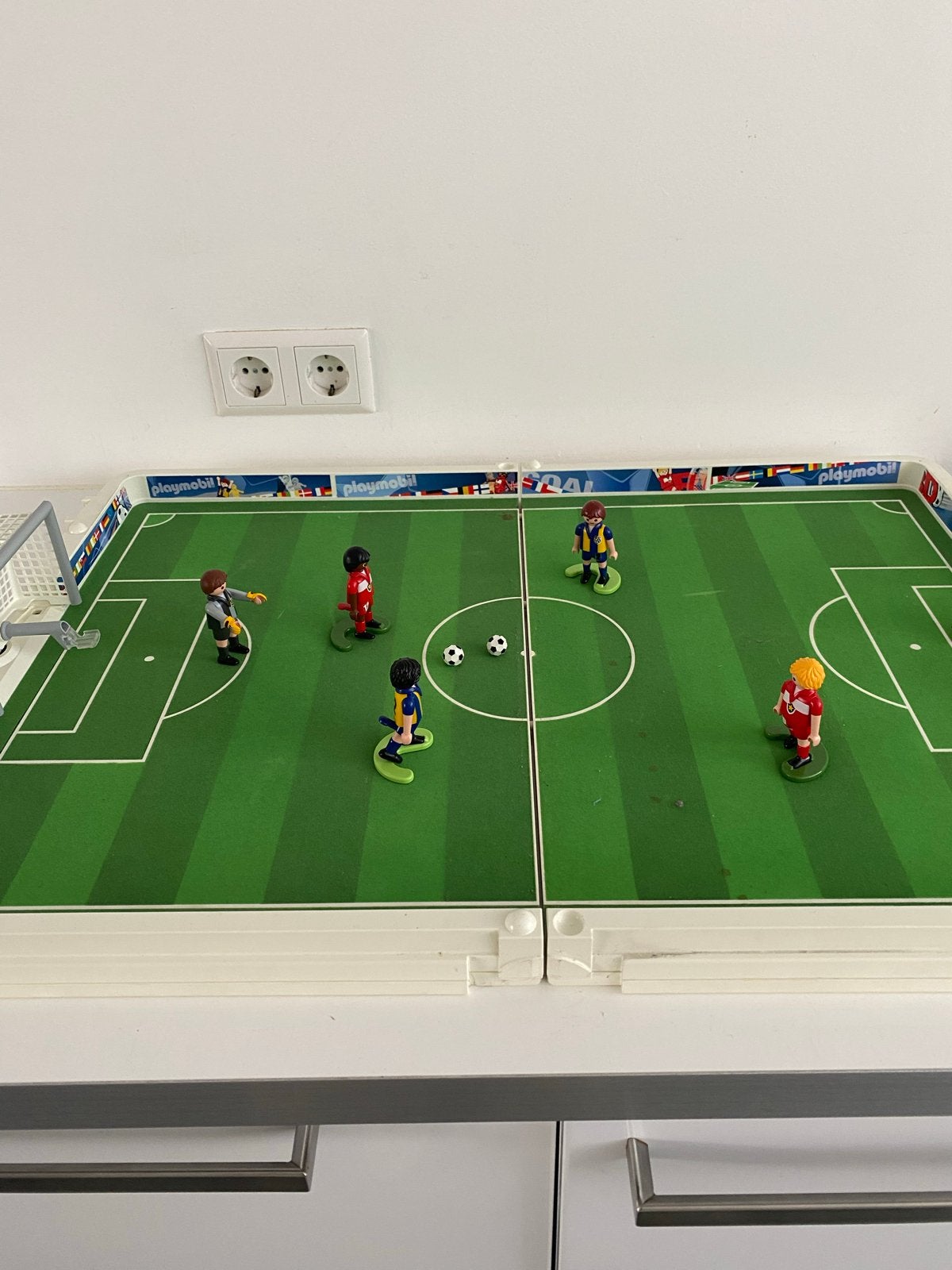 Playmobil Voetbalkoffer - Compleet en Draagbaar, Ophalen, Gebruikt, Jongen of Meisje