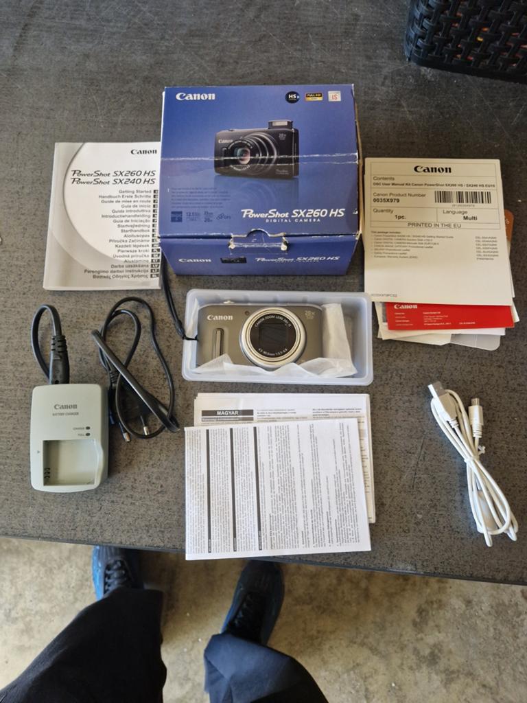 Canon PowerShot SX260 HS Compact Camera 12.1MP 20x Zoom, Ophalen of Verzenden, Zo goed als nieuw, Canon, 8 keer of meer