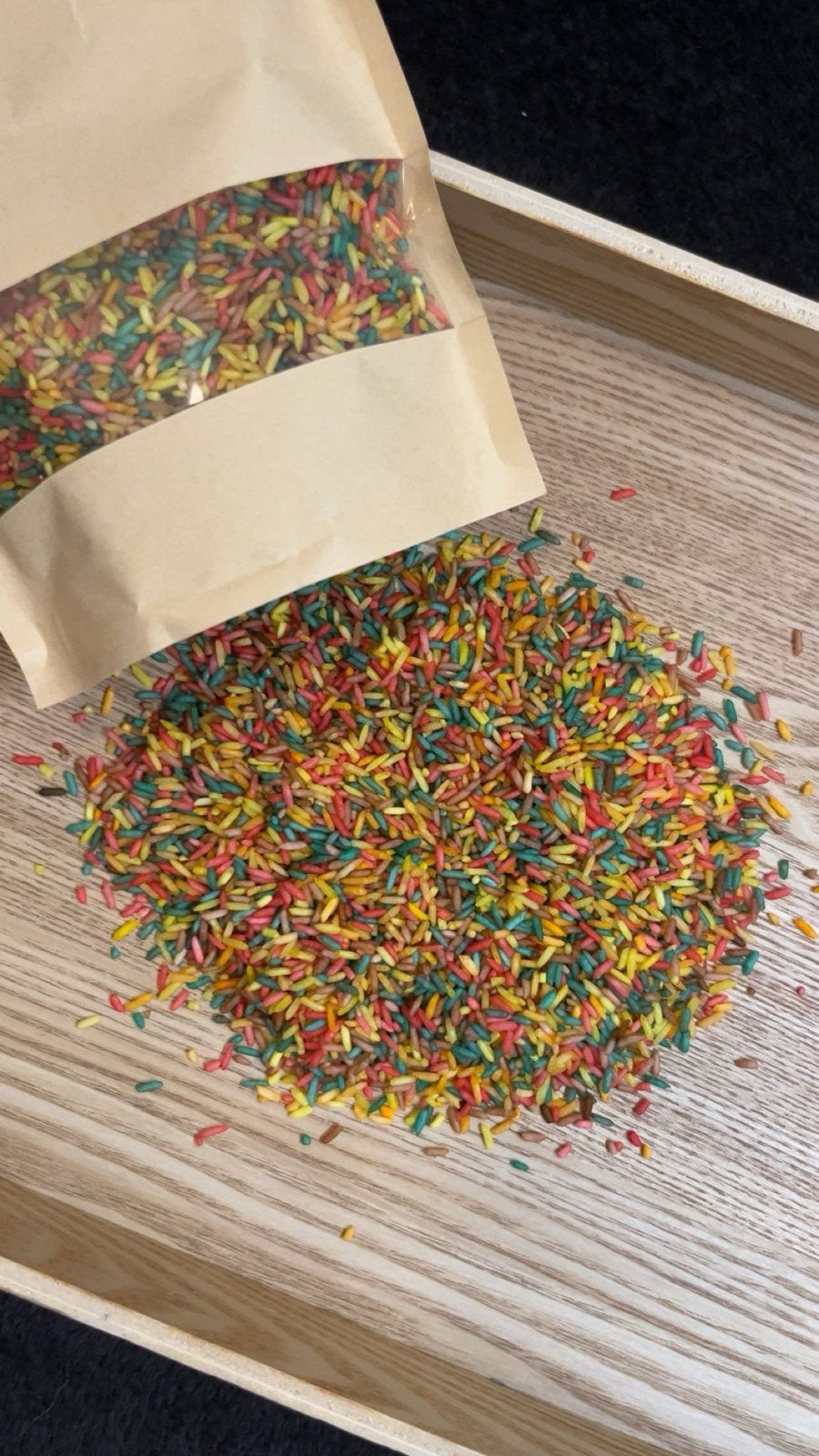 Speelrijst herfst 500 gram, Kinderen en Baby's, Speelgoed | Educatief en Creatief, Hoogersmilde Beilervaart 1, Ophalen of Verzenden