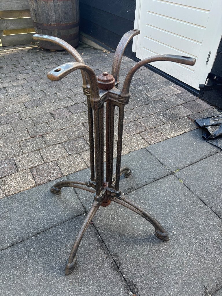 Gietijzeren tafelpoot, Ophalen, Gebruikt, 50 tot 100 cm, Rond