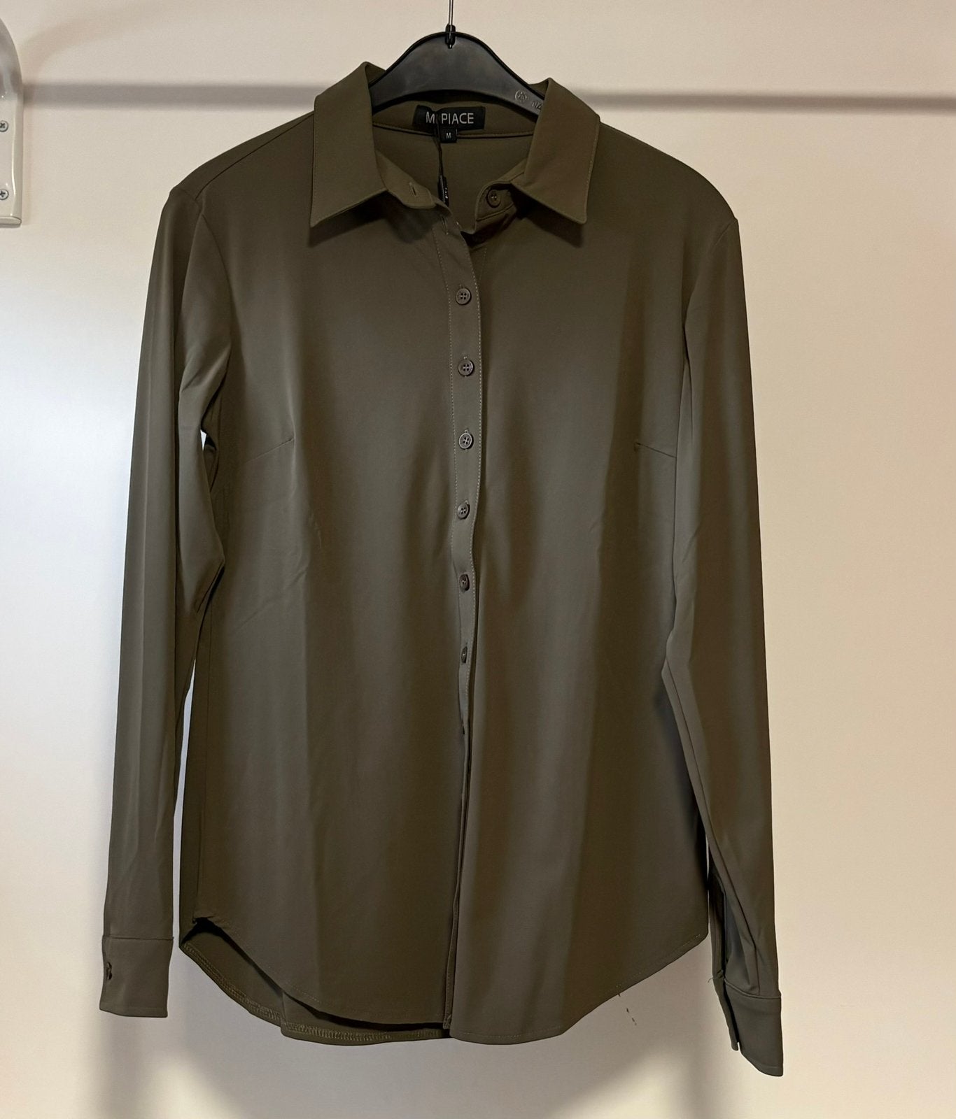 Mi Piace travelstof blouse maat M, Verzenden, Nieuw, Maat 38/40 (M), Groen