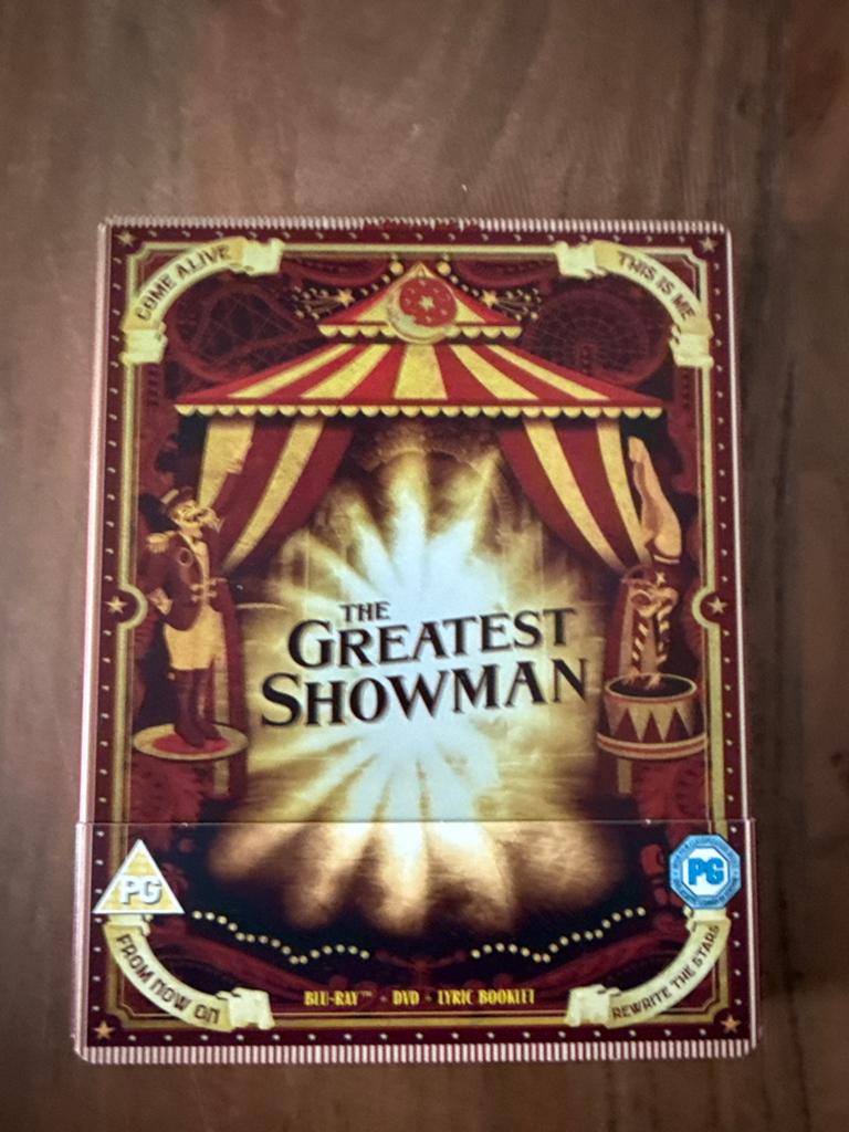 The Greatest Showman Blu-ray + DVD + Lyric Booklet, Cd's en Dvd's, Ophalen of Verzenden, Zo goed als nieuw, Muziek en Concerten
