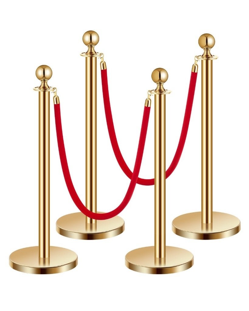 Afzetpaaltjes goud, Ophalen of Verzenden, Zo goed als nieuw, Overige