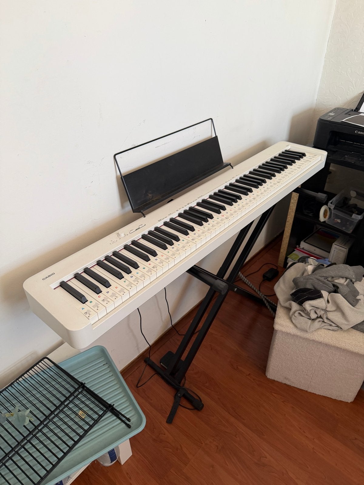 Casio CDP-S100 digitale piano met standaard, Casio, 88 toetsen, Ophalen of Verzenden, Zo goed als nieuw