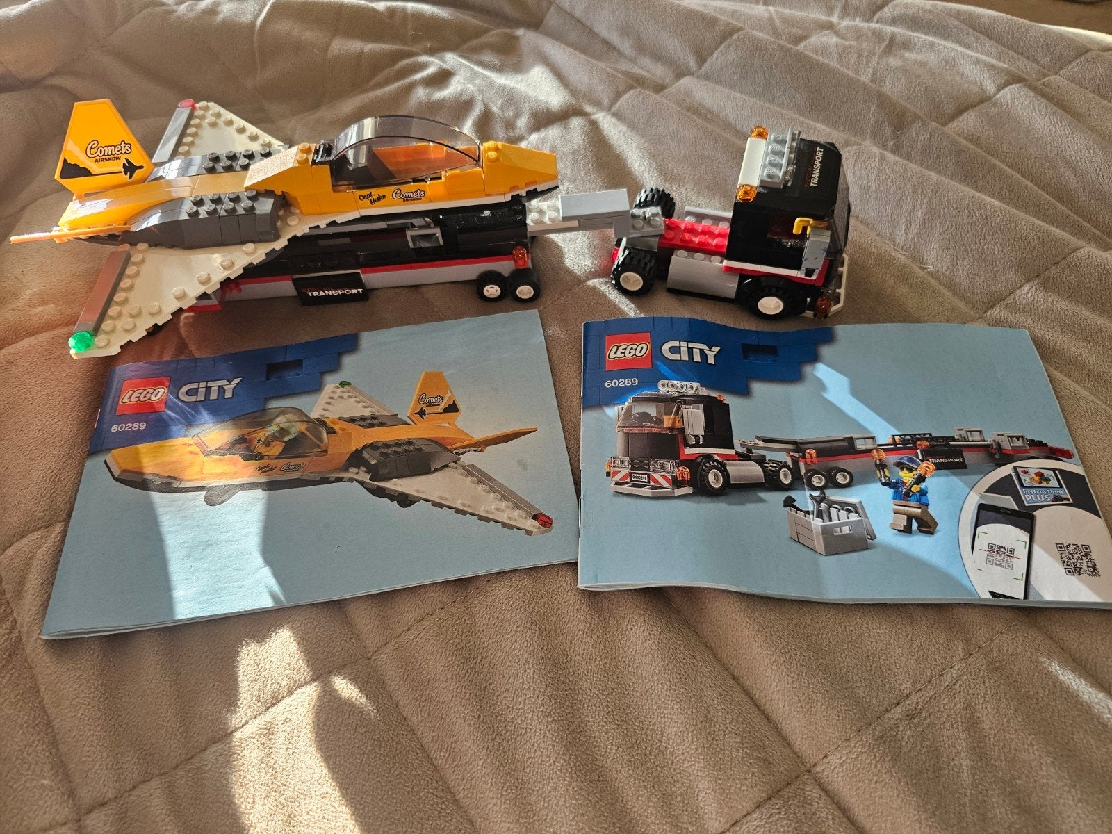 lego City 60289, truck oplegger en straaljager, Ophalen of Verzenden