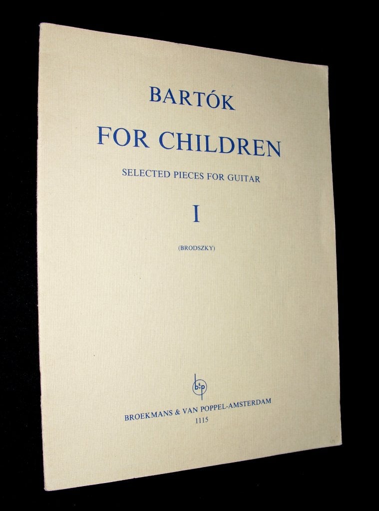 Bartok - For Children - Selected Pieces For Guitar I - Selec, Klassiek, Ophalen of Verzenden, Artiest of Componist, Gitaar