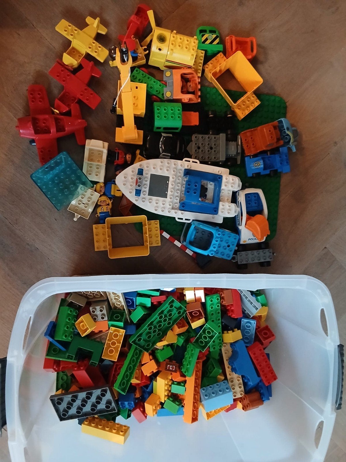 (2)  7 kg duplo, Ophalen, MOC (eigen creatie), Overige thema's, Zo goed als nieuw