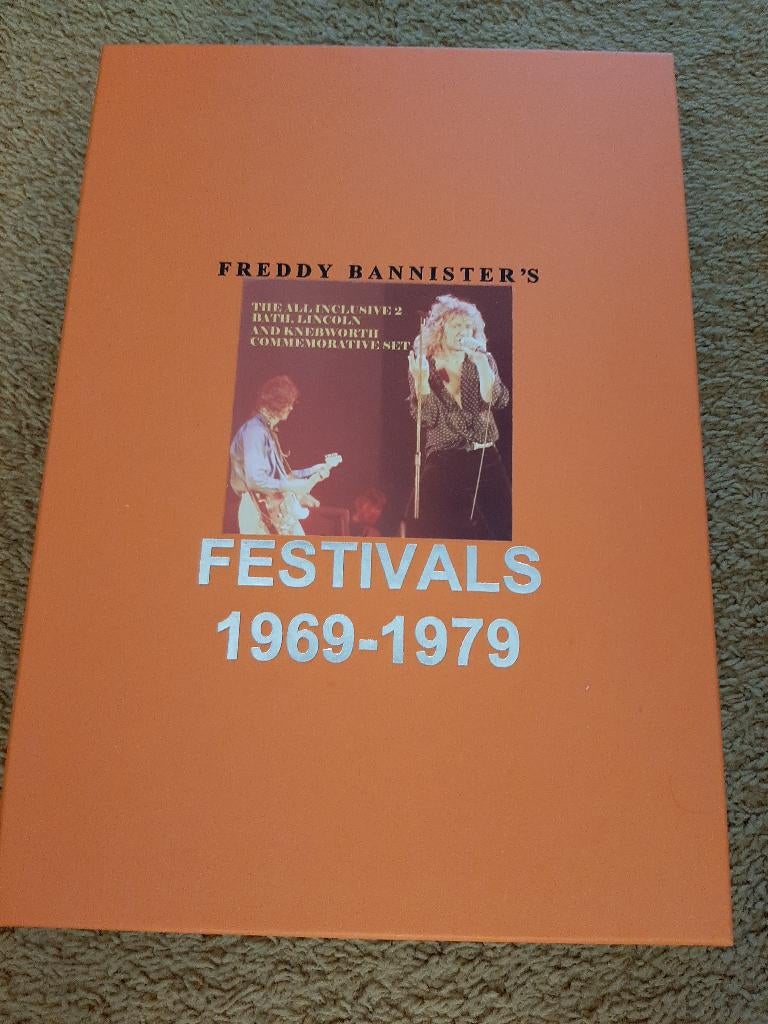 Festivals 1969 - 1979 Limited Edition Dvd/Cd Box Set., Cd's en Dvd's, Cd's | Rock, Ophalen, Zo goed als nieuw, Poprock