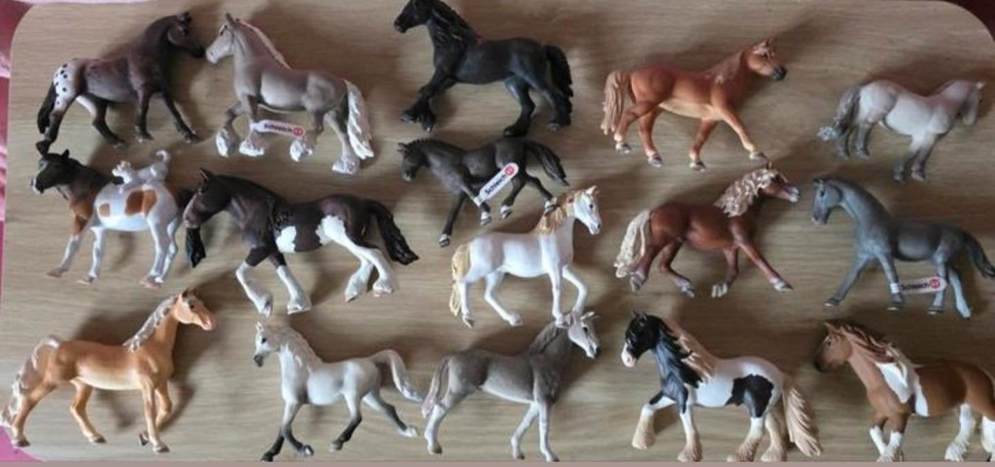 Schleich paarden collectie - 15 stuks in goede staat, Kinderen en Baby's, Ophalen of Verzenden