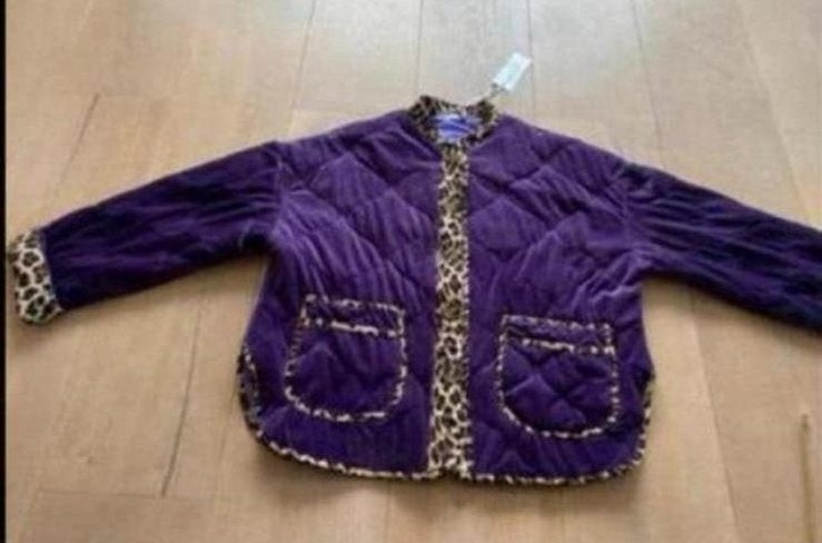 Fluweel jasje one size nieuw, Paars, Maat 42/44 (L), Nieuw, Ophalen of Verzenden