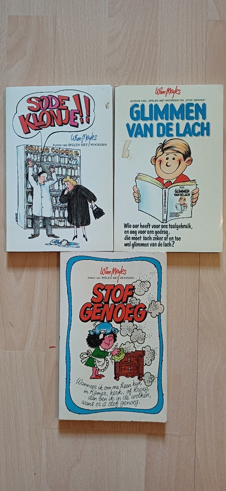 Wim Meyles : Sode Klonje, Glimmen van de Lach, Stof Gen, Ophalen of Verzenden, Gelezen, Wim Meyles, Anekdotes en Observaties