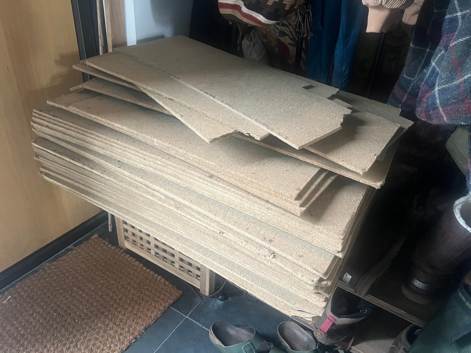 Ondervloerplaten Ruim 11m2, Doe-het-zelf en Verbouw, Ophalen, Zo goed als nieuw