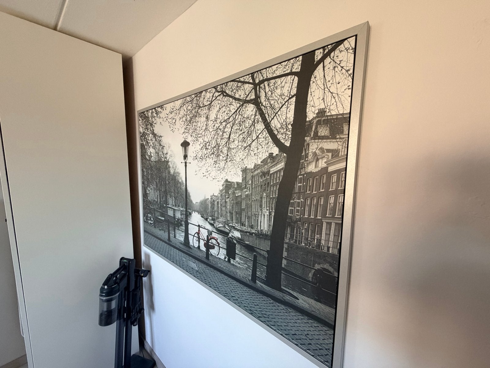 IKEA Schilderij Amsterdam Gracht 140x100cm, Ophalen, Schilderij, Print/reproductie, Met ophangsysteem