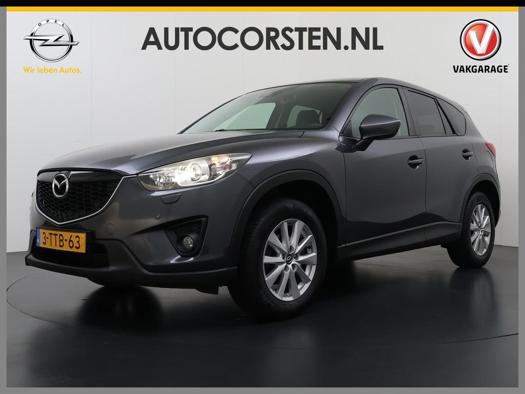 Mazda CX-5 2.0I 165PK Leder+Verwarmd Navi Bluetooth Ecc Crui, Auto's, Mazda, Voorwielaandrijving, Euro 5, 4 cilinders, Bedrijf