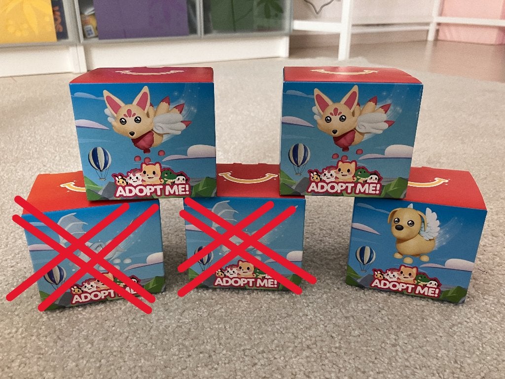 Happy Meal Mc Donalds 2025 Roblox Adopt Me! 3x NIEUW!!, Ophalen of Verzenden, Nieuw