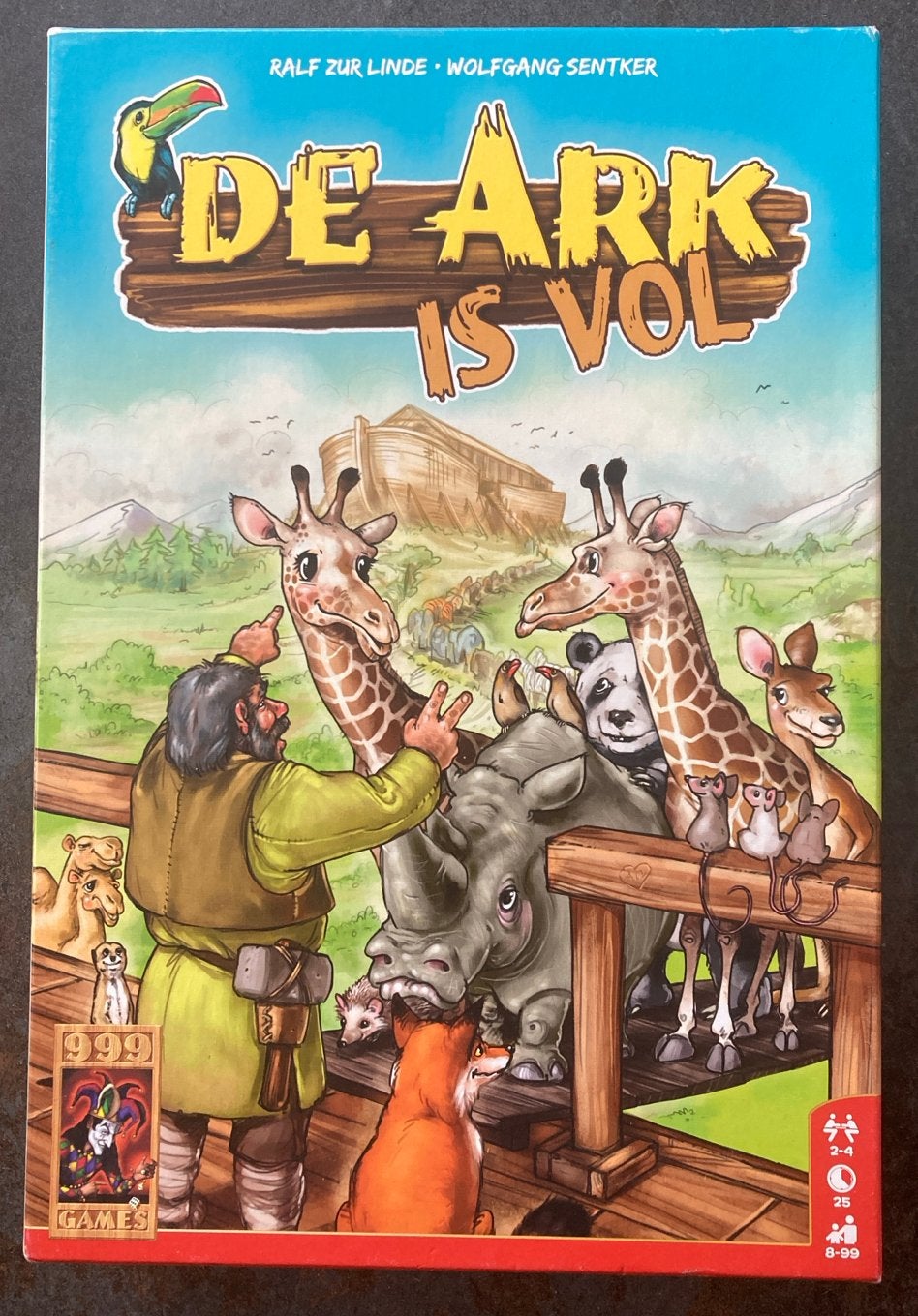 De Ark Is Vol - Compleet en Makkelijk Gezelschapsspel, Een of twee spelers, Ophalen of Verzenden, Zo goed als nieuw