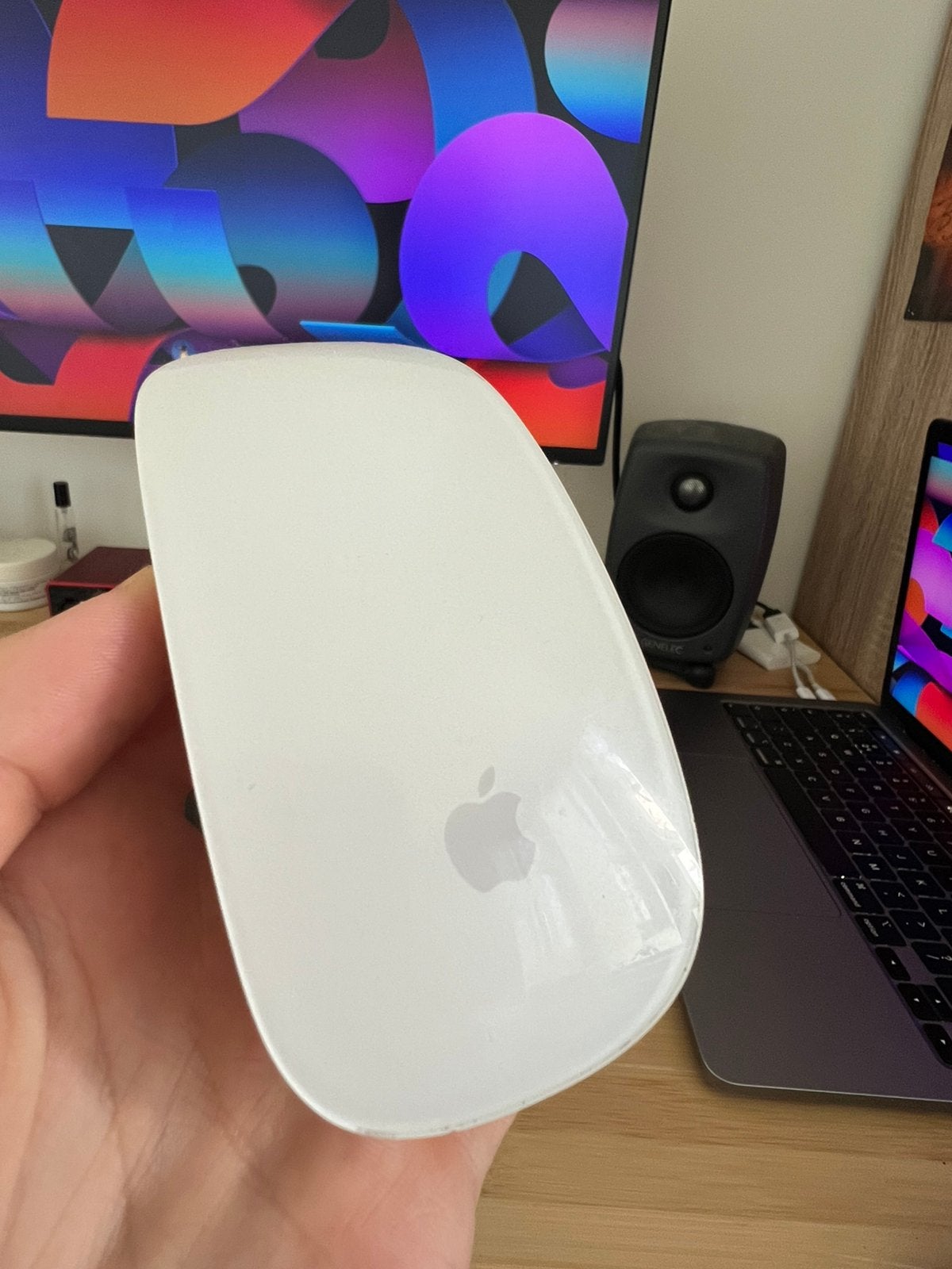 Apple Magic Mouse 2 – Zilver / Wit (Oplaadbaar), Ophalen of Verzenden, Zo goed als nieuw