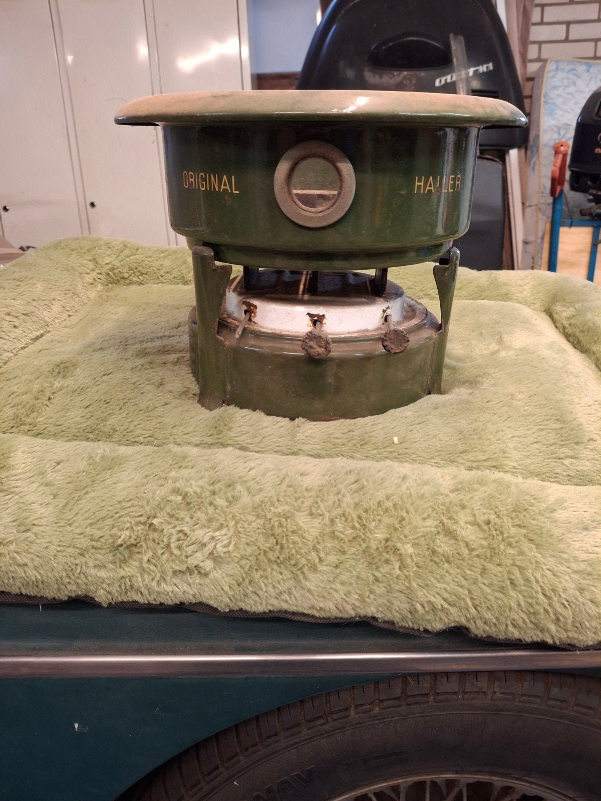 Vintage Original Haller Petroleum Kooktoestel, Antiek en Kunst, Ophalen of Verzenden