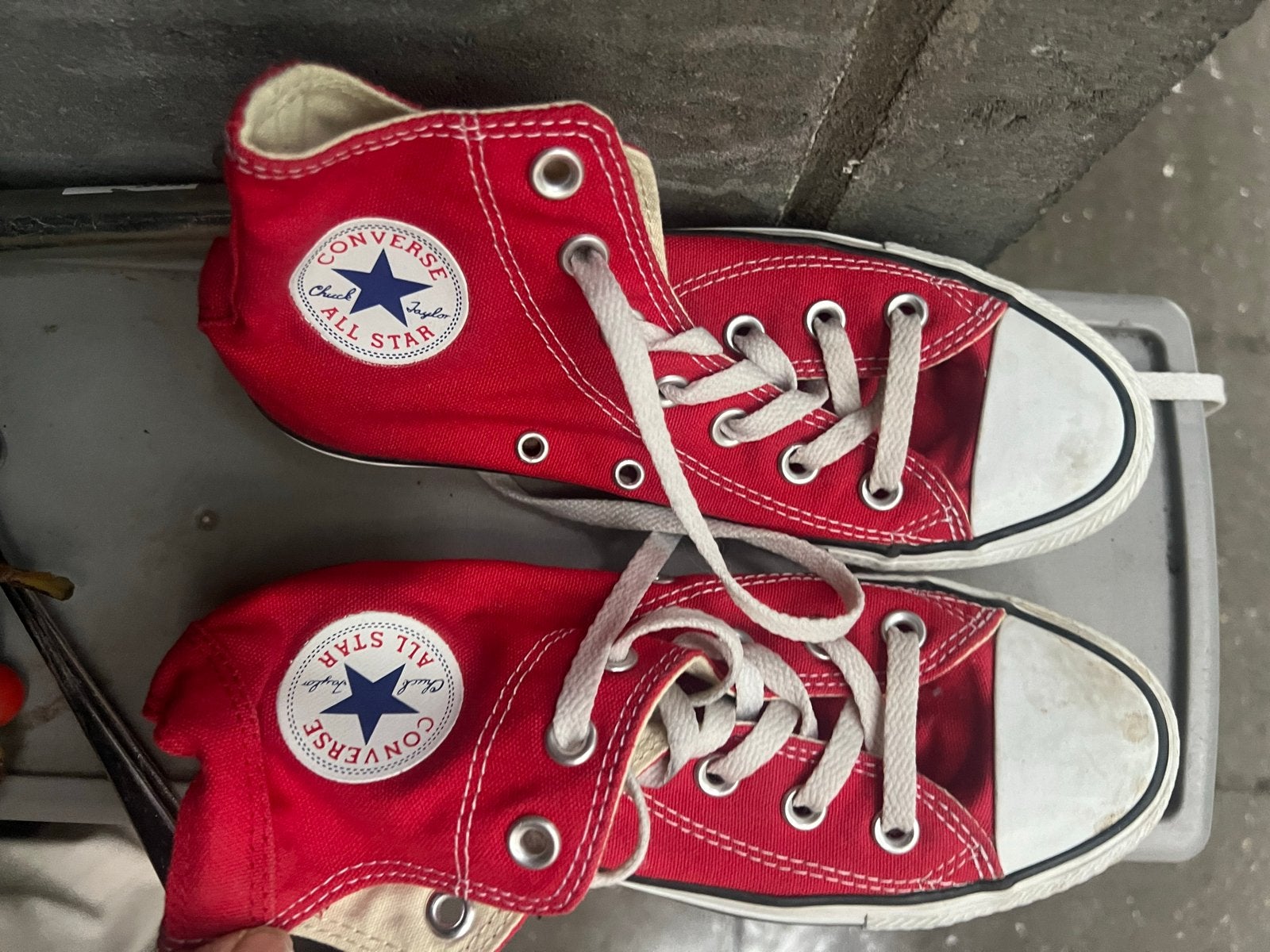 Converse All Star sneakers rood maat 36, Ophalen of Verzenden, Gedragen, Rood, Sneakers of Gympen