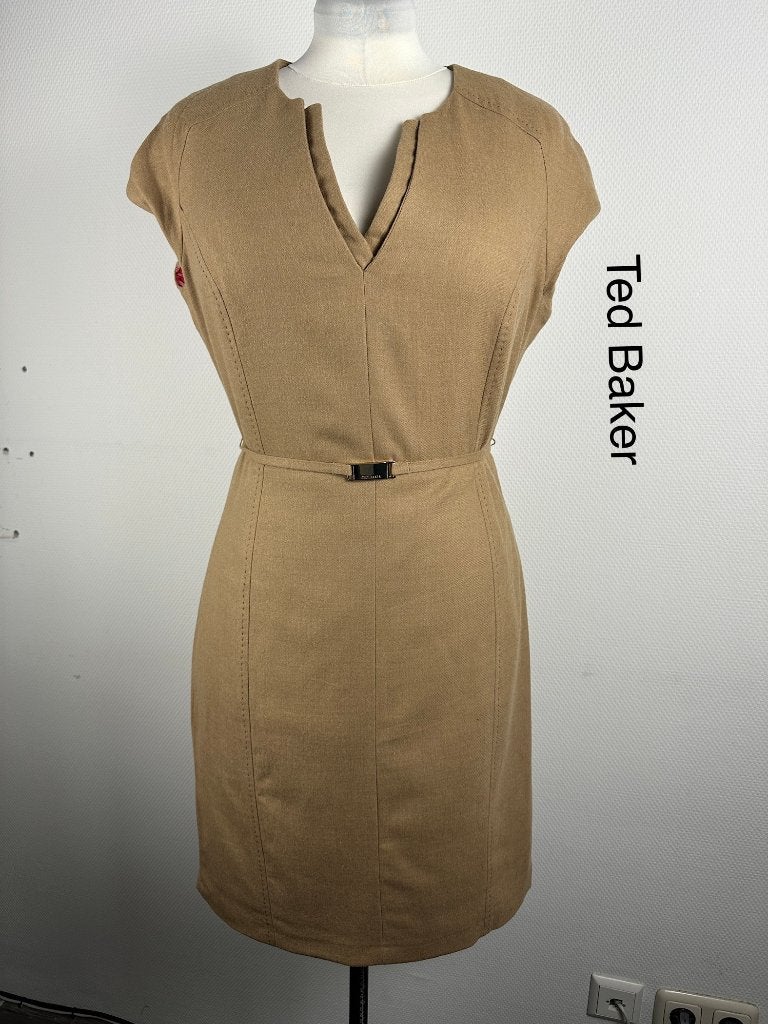 Ted Baker Jurk  (mt: 42) 17,6/142, Maat 42/44 (L), Ted Baker, Ophalen of Verzenden, Zo goed als nieuw