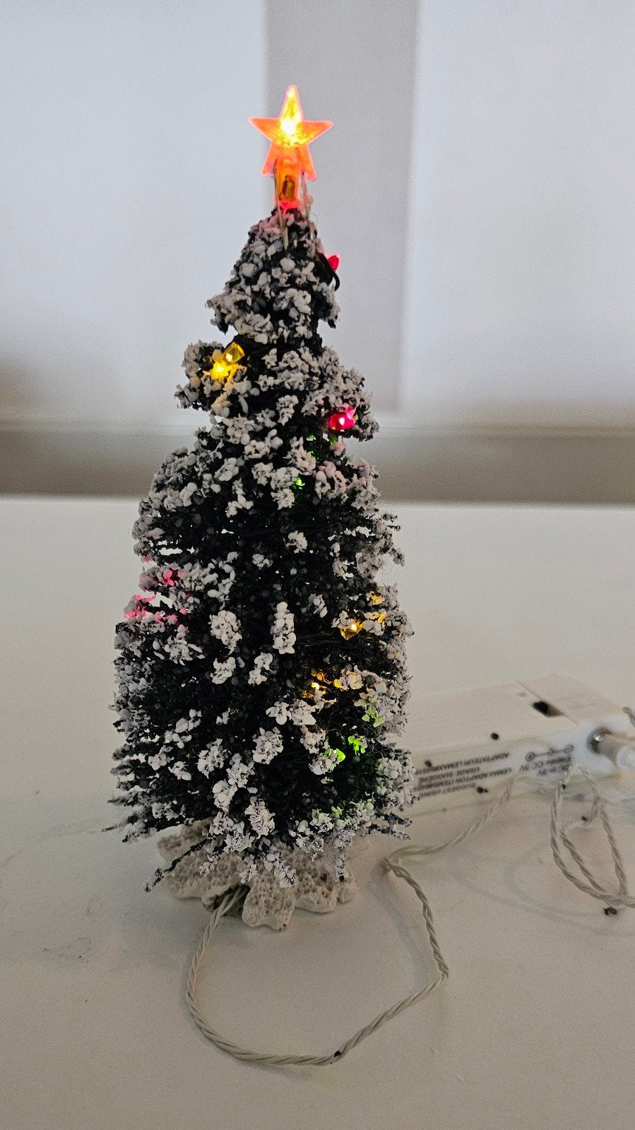 Kerst - B1 - Kerstboom met verlichting, Ophalen of Verzenden, Gebruikt