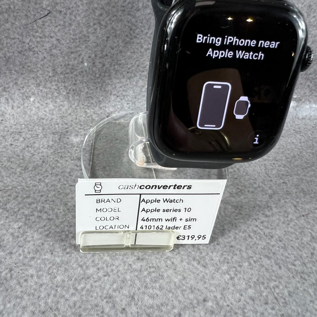 Apple Watch Series 10 | 46mm | wifi+sim | 100%batt | 410616, Sport en Fitness, Hartslagmeters, Ophalen of Verzenden, Gebruikt