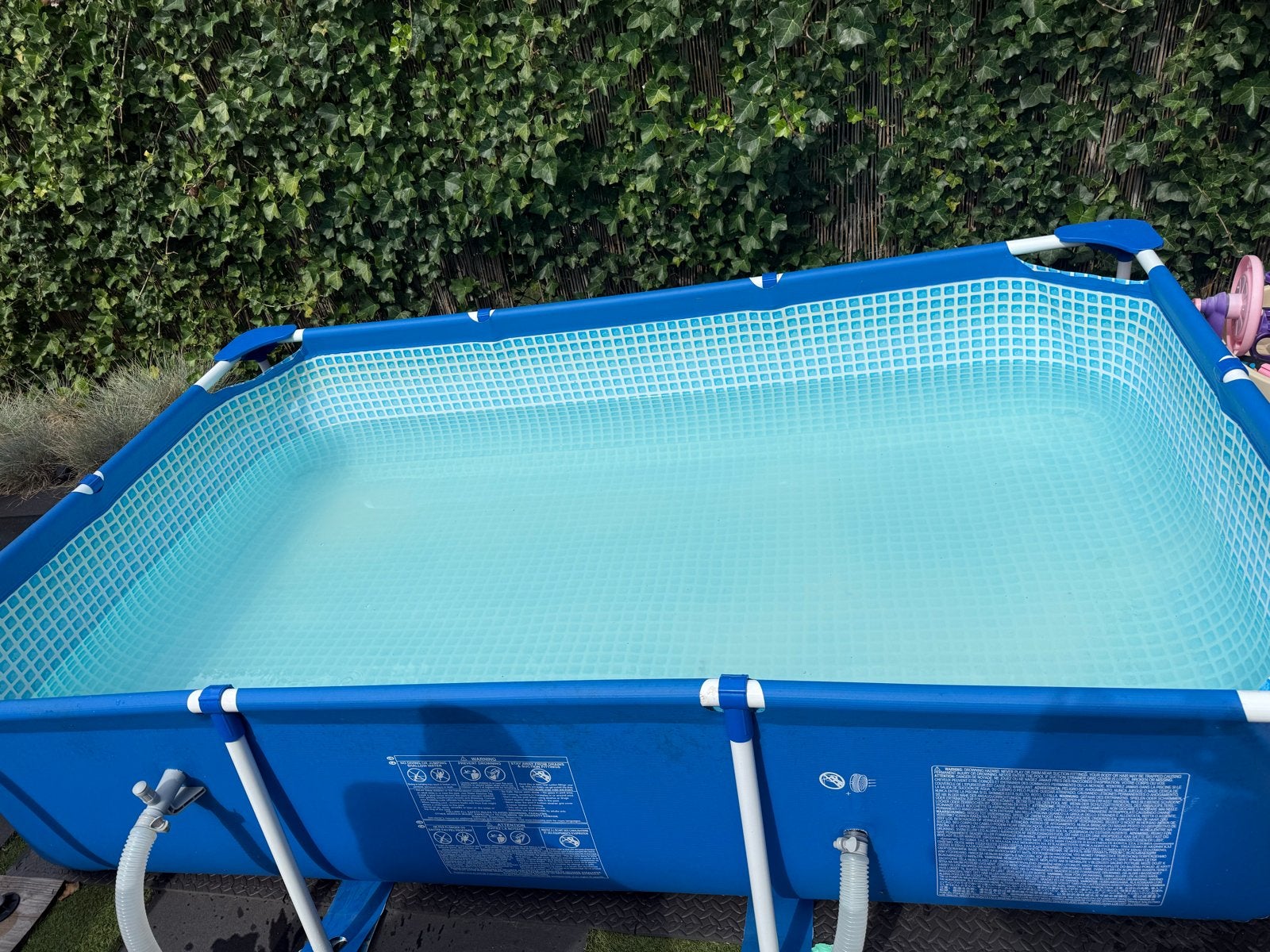 Intex zwembad 160x260 met afdekzeil (zonder filterpomp), Ophalen, Gebruikt, Minder dan 80 cm, Minder dan 200 cm