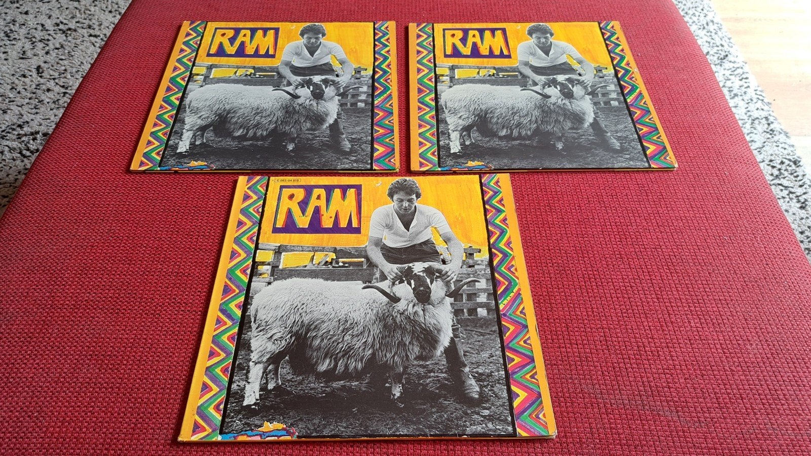 Paul en Linda Mc Cartney 3x RAM vinyl (Beatles), Ophalen of Verzenden, Gebruikt