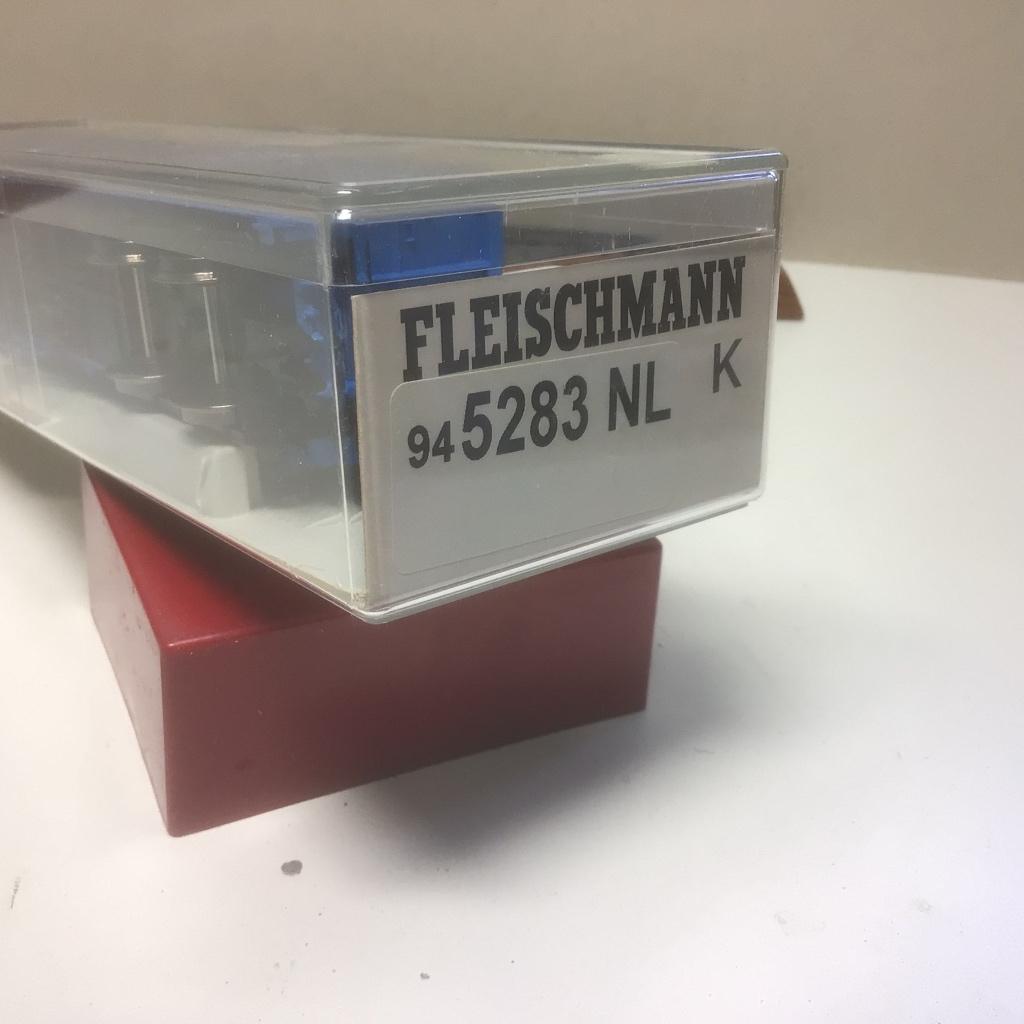 Fleischmann 94 5283NL K Hoge boordwagon NS, Gelijkstroom, Fleischmann, Wagon, Ophalen of Verzenden