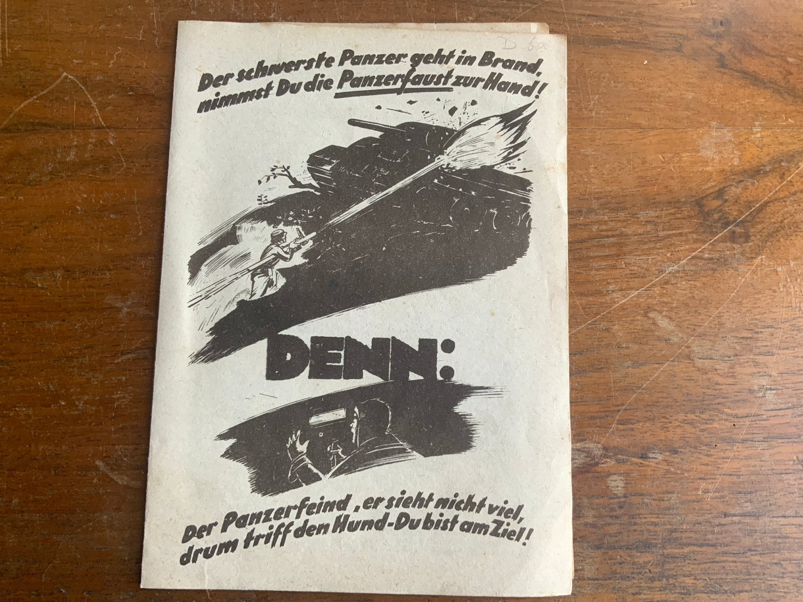Originele handleiding Panzerfaust WO2, Ophalen of Verzenden