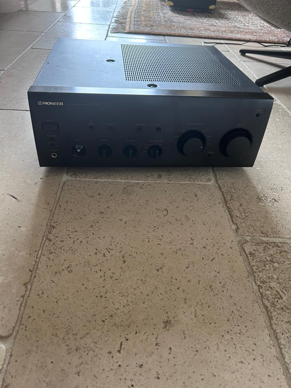 Pioneer A-602 Stereo Versterker - Vintage Audio, Ophalen, Gebruikt, Pioneer, 120 watt of meer