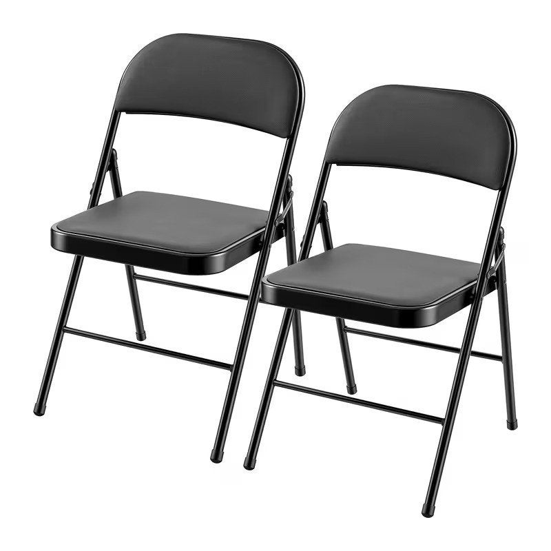 zwarte klapstoelen met bekleding, Verzenden, Nieuw, Zwart, Eén