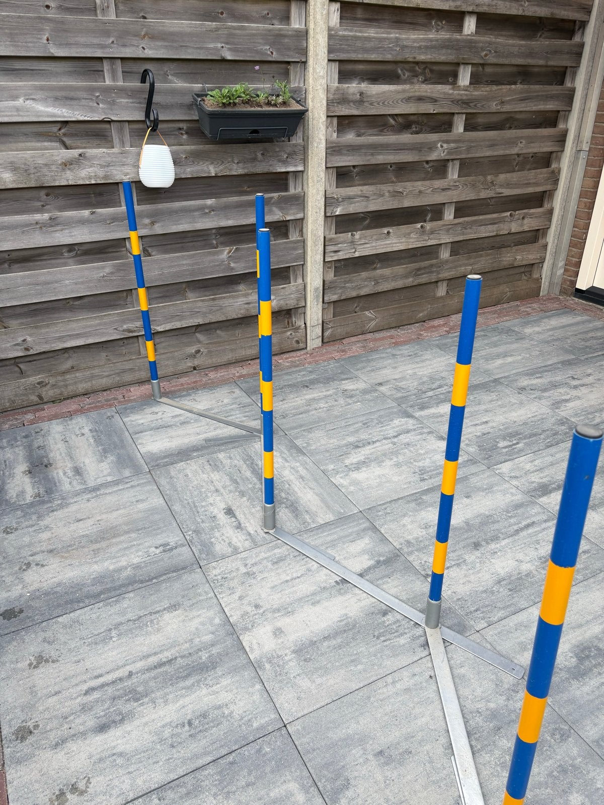 Agility slalom palenset, Ophalen, Zo goed als nieuw