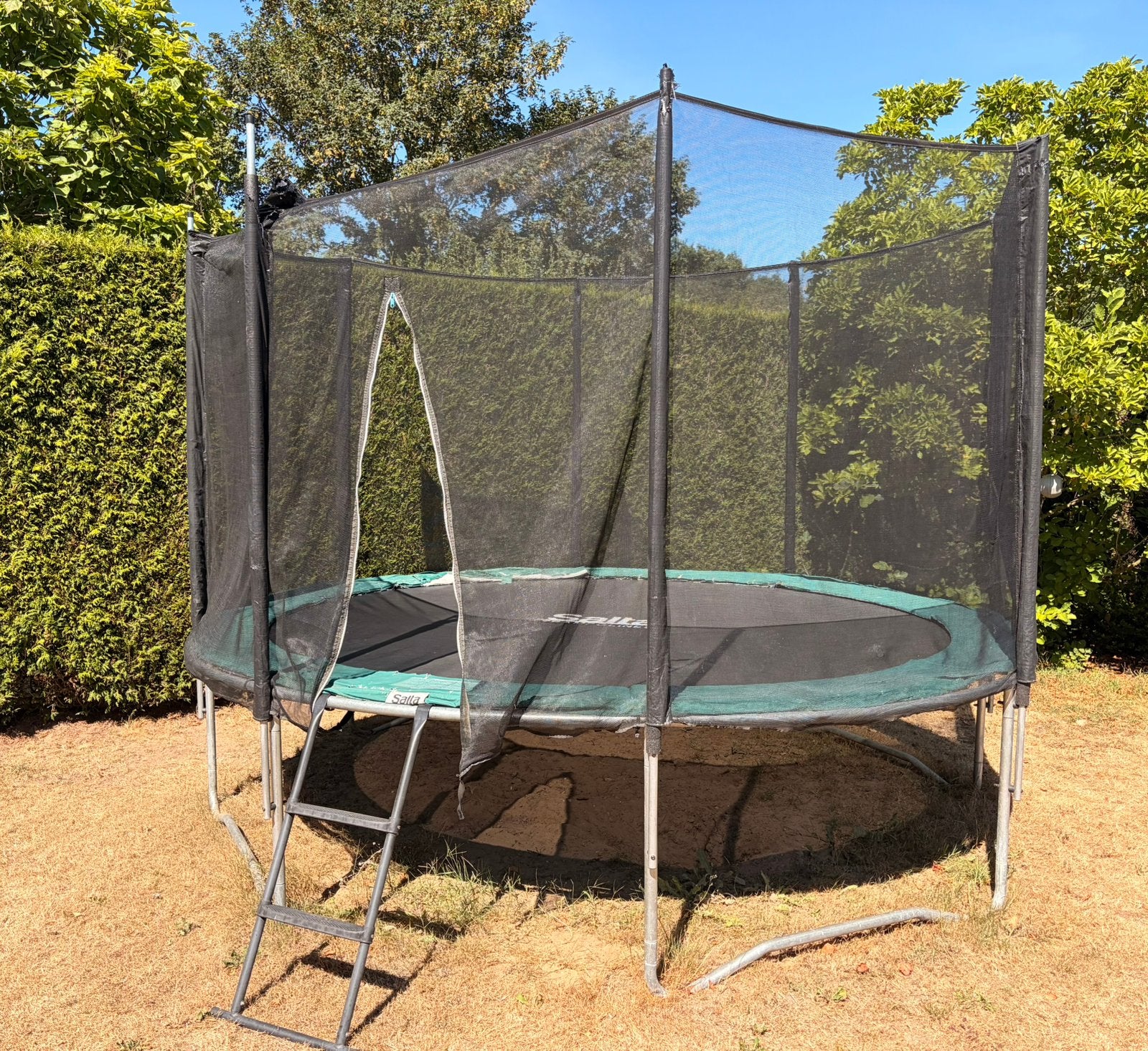 Trampoline Salta Combo 305 cm Zwart, Ophalen, Gebruikt