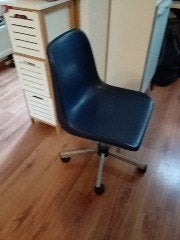 Gratis bureaustoel, Ophalen, Gebruikt, Blauw, Bureaustoel