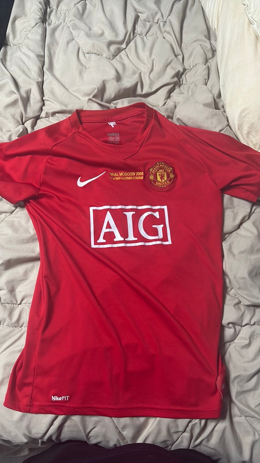 Manchester united shirt, Maat M, Ophalen of Verzenden, Gebruikt, Shirt