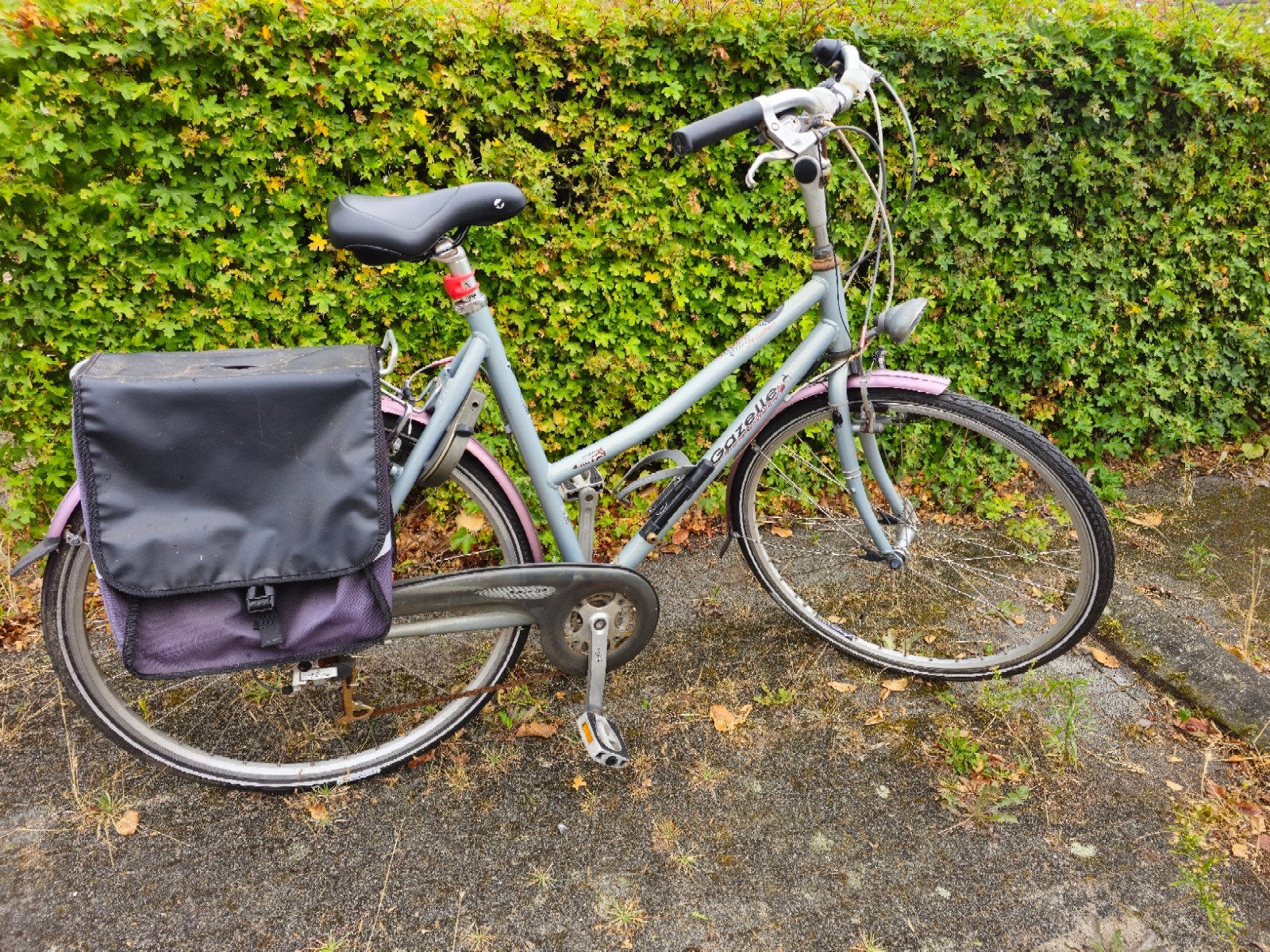 Gazelle Medeo damesfiets met fietstassen, Velgrem, Versnellingen, Ophalen of Verzenden, Gazelle