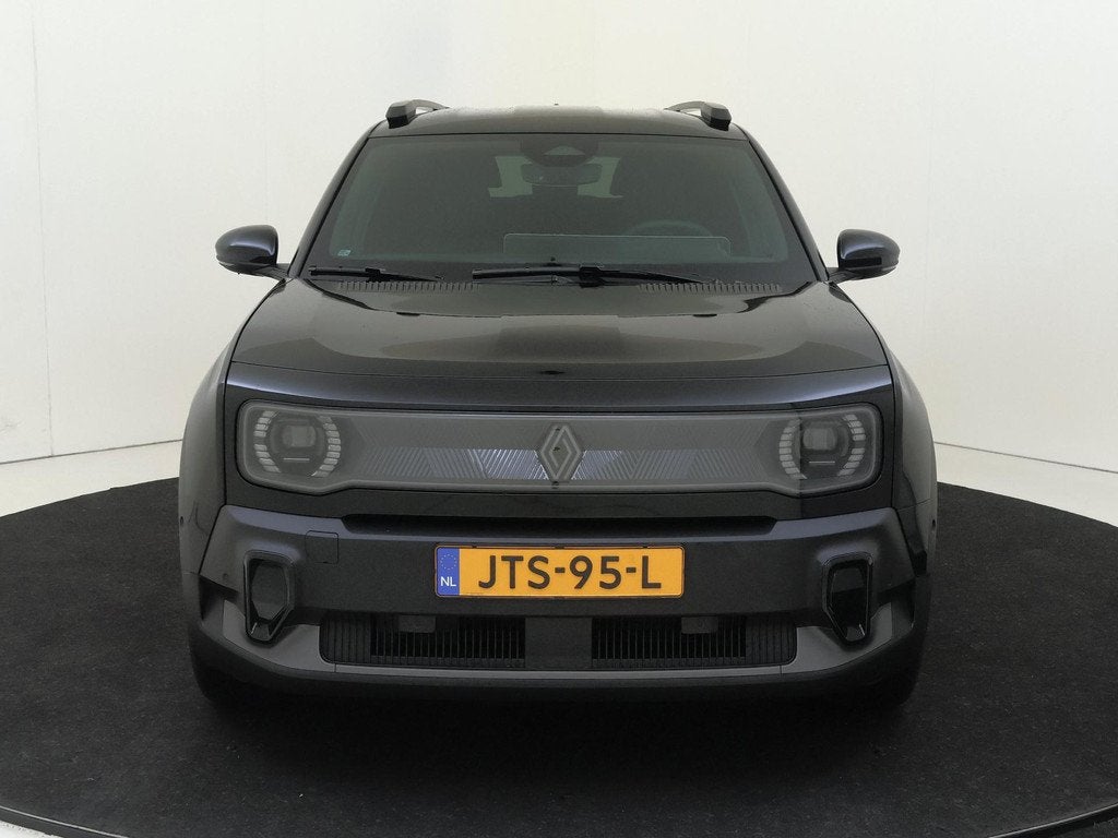 Renault 4 comfort range techno 52 kWh V2G | Harman Kardon®, Auto's, Renault, Stof, 750 kg, 150 pk, Zwart