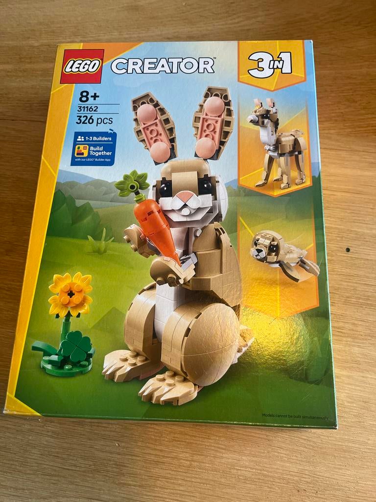 LEGO Creator 31162 Schattig Konijn 3-in-1 Set, Kinderen en Baby's, Speelgoed | Duplo en Lego, Zo goed als nieuw, Lego, Complete set