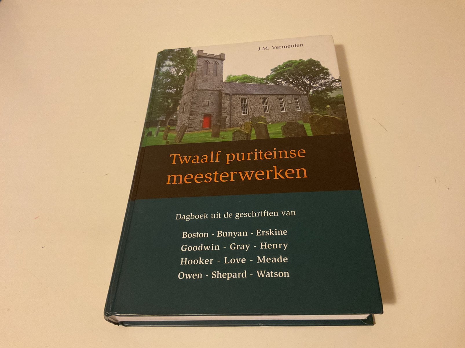 J.M. Vermeulen - Twaalf puriteinse meesterwerken, dagboek, Ophalen of Verzenden, Zo goed als nieuw, J.M. Vermeulen