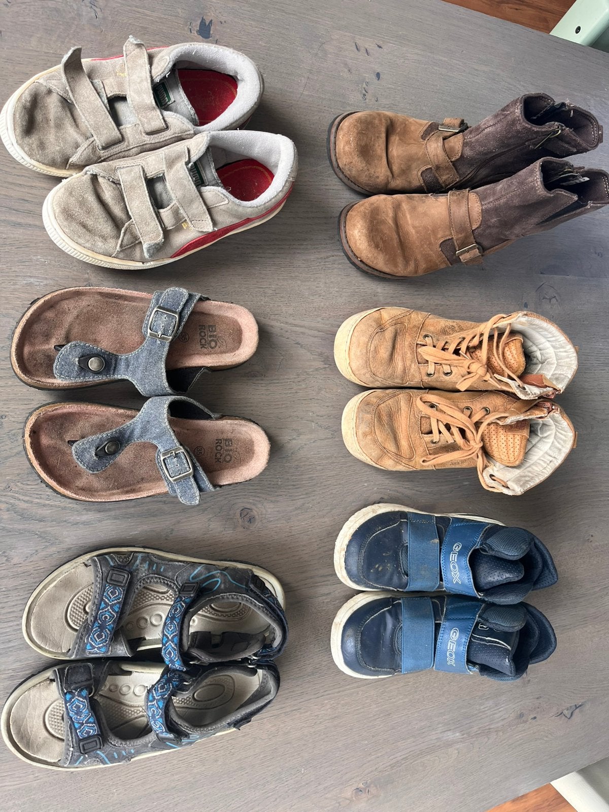 Diverse kinderschoenen - Laarzen, sandalen (maat 35), Ophalen of Verzenden, Gebruikt, Jongen of Meisje, Overige typen