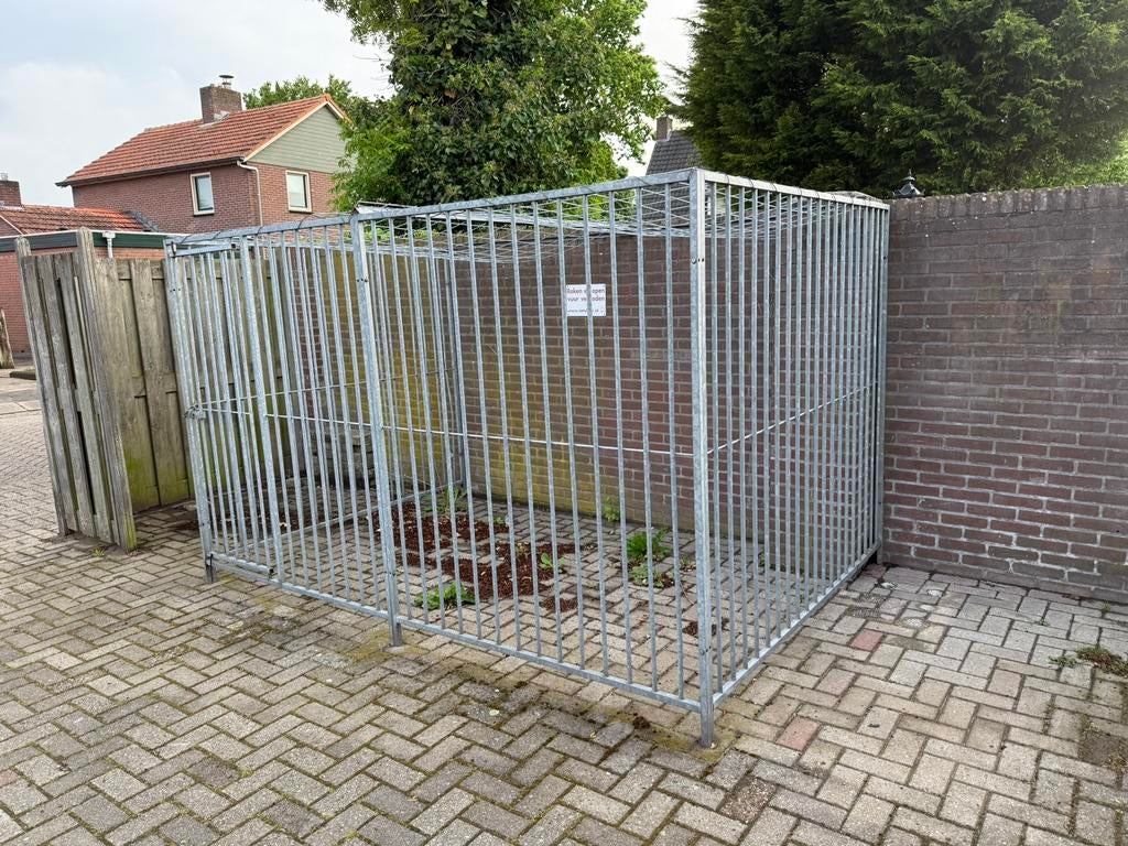 Gasflessen opslagkooi, Ophalen, 110 cm of meer, 100 cm of meer, Hondenhok