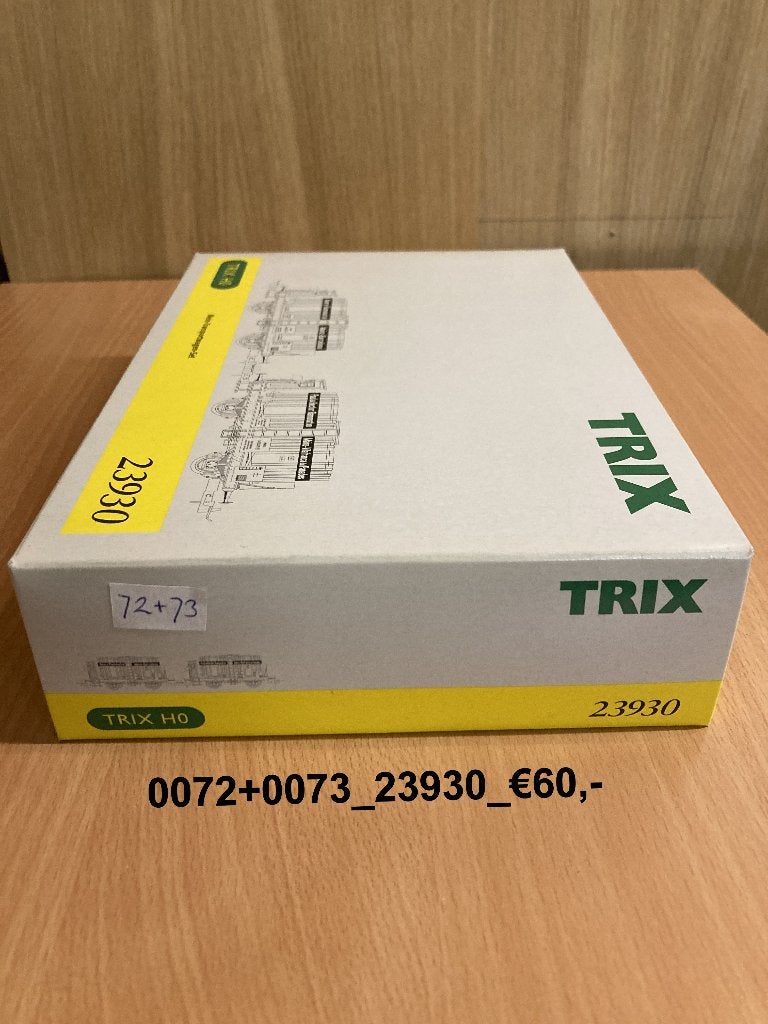 Trix Express 23930 - Set van 2 ketelwagens, Gelijkstroom, Trix, Wagon, Ophalen of Verzenden