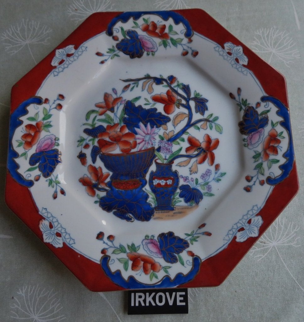 ACHT KANTIG JAPANS BORD * Imari *, Verzenden