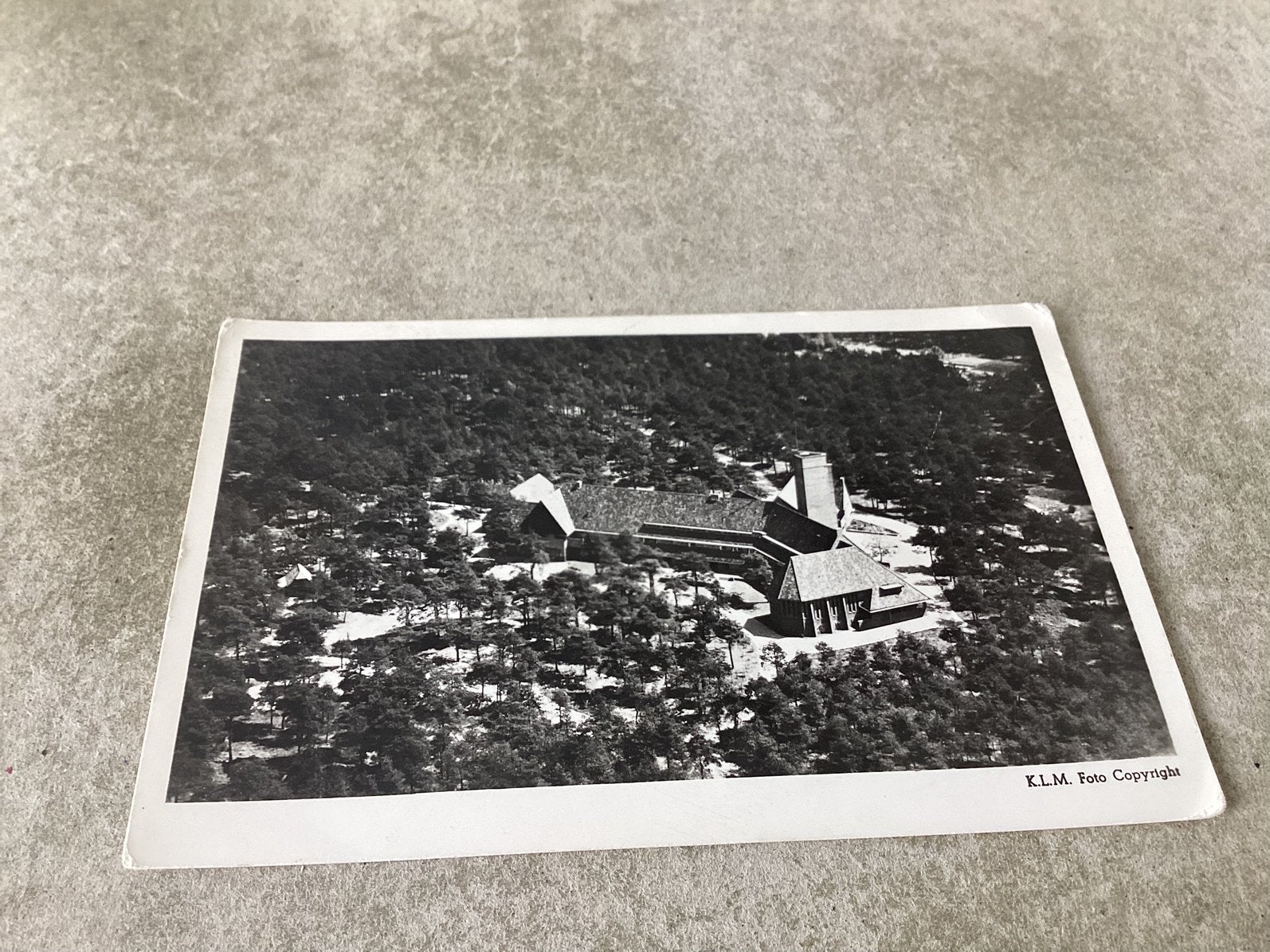 Zeist.      Panorama ,, Woudschoten”   Kapelzijde.  1954, Ophalen of Verzenden, 1940 tot 1960, Utrecht