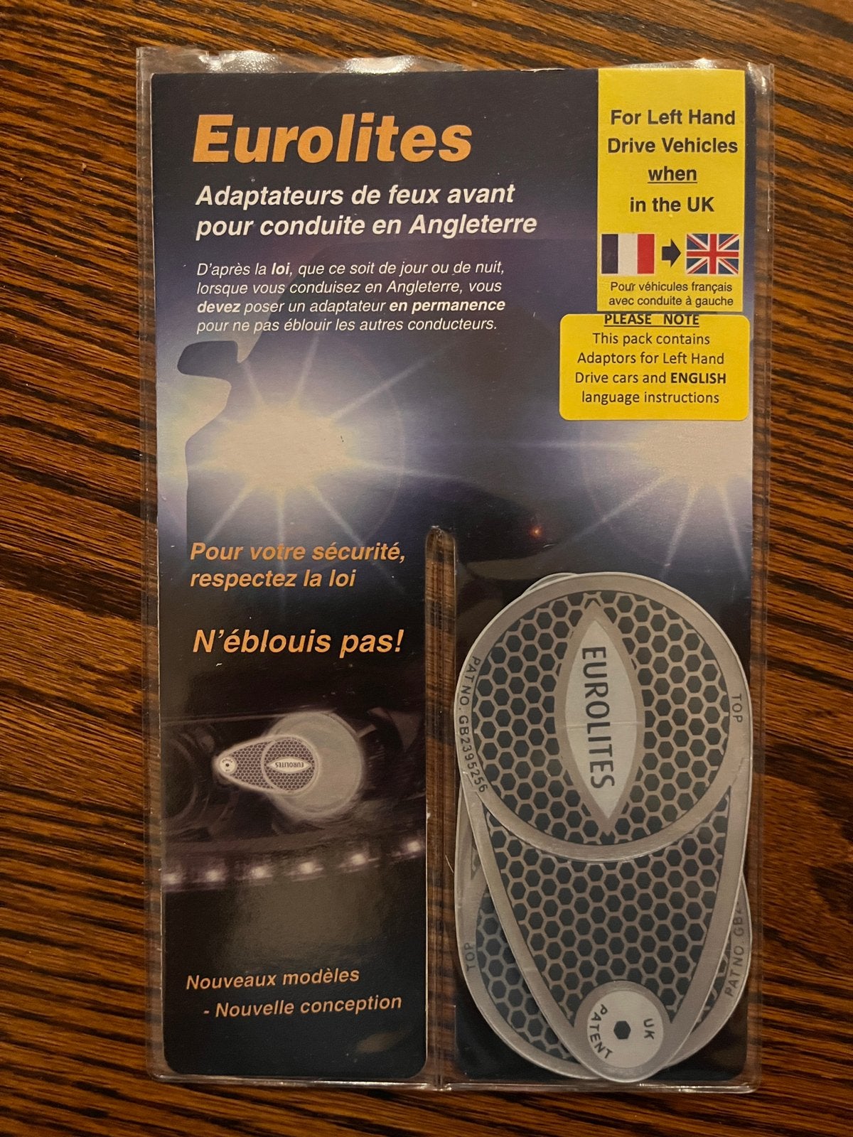 Eurolites - Engeland koplampstickers / lichtrichters, Ophalen of Verzenden