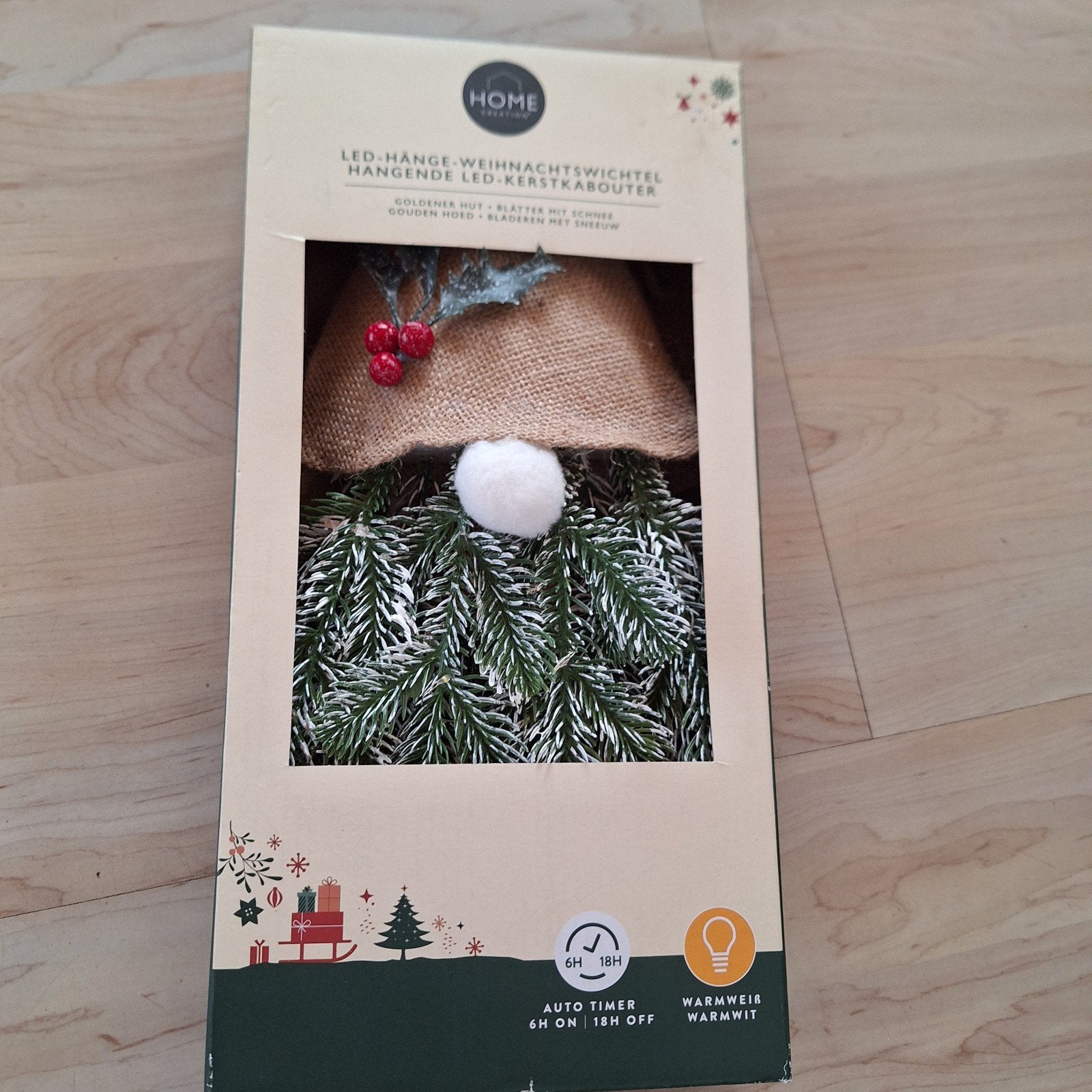 hangende  led kerstkabouter, Diversen, Kerst, Ophalen, Nieuw