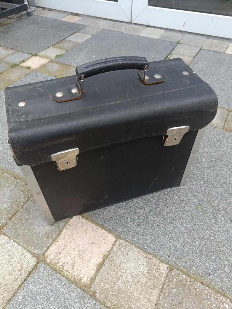 Leren gereedschapskoffer voor elektricien, Doe-het-zelf en Verbouw, Gereedschapskisten, Ophalen of Verzenden, Gebruikt