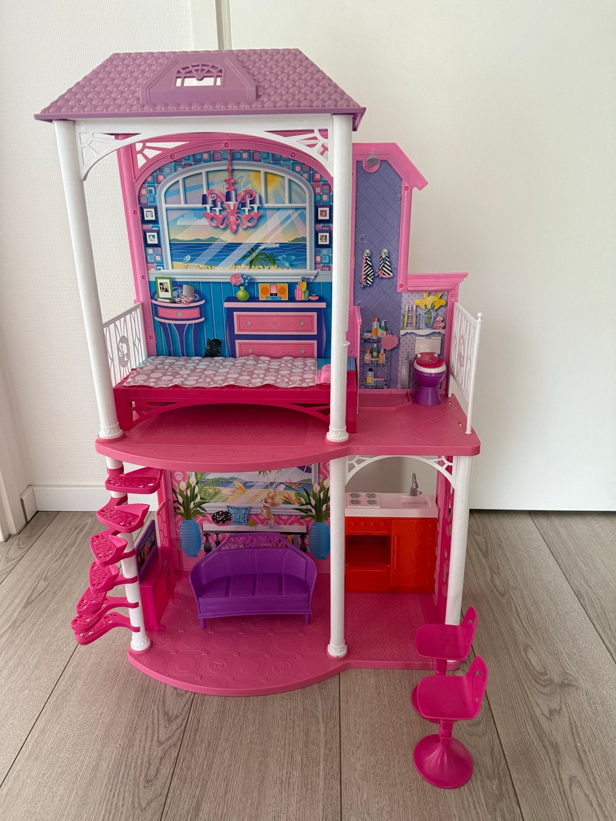 Barbie Droomhuis., Kinderen en Baby's, Ophalen, Gebruikt, Barbie