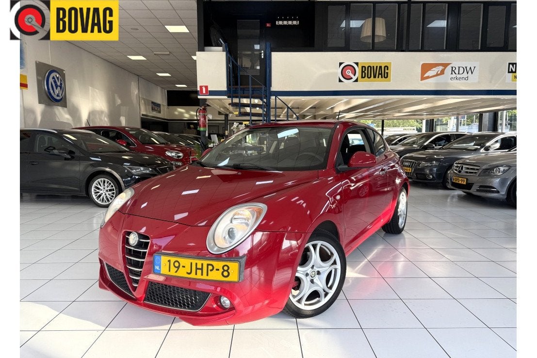 Alfa Romeo MiTo 1.4 T Distinctive Airco Bovag (bj 2009), Auto's, Stof, Gebruikt, 4 cilinders, Automatische klimaatregeling